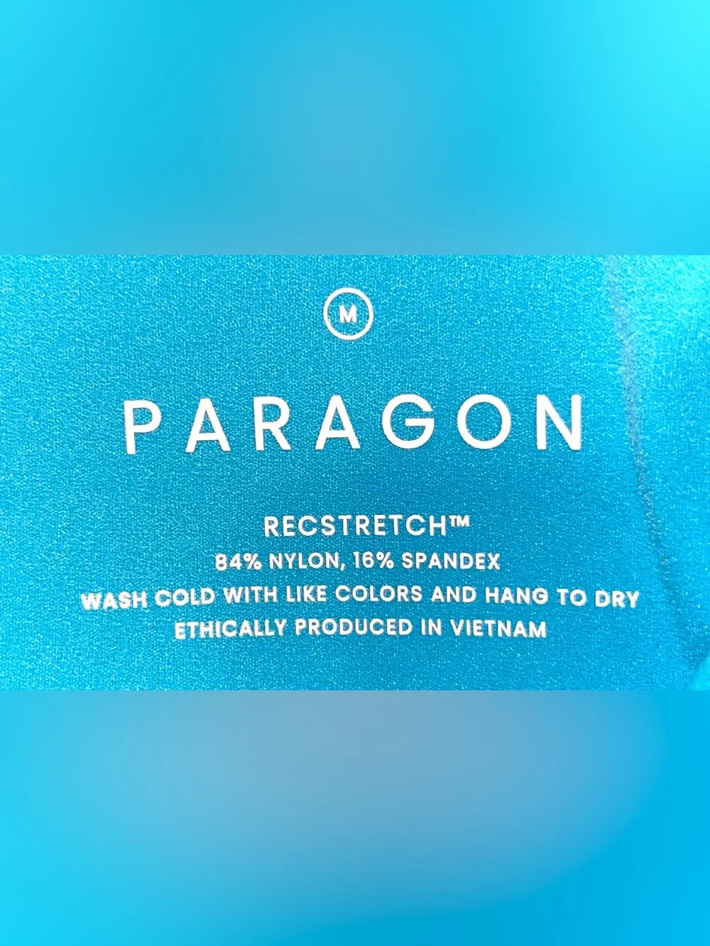 Paragon Fitwear RecStretch Apex Sports Bra & AirLift Track Short in Azure Size M